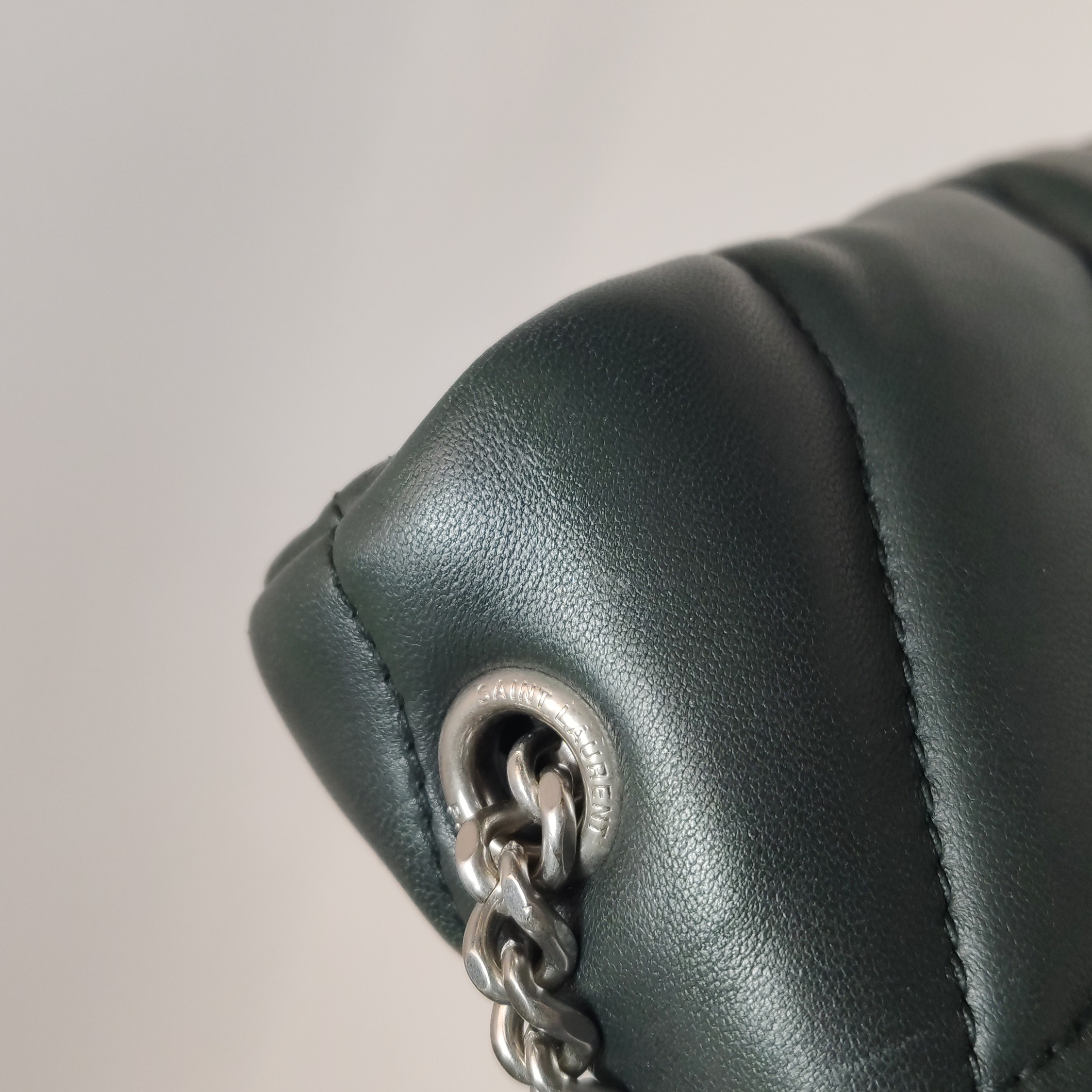 Saint Laurent Loulou Puffer Shoulder Bag Quilted Leather Mini — photo 13 of 21