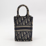 Dior Book Tote Phone Bag Oblique Canvas Mini — thumbnail 5