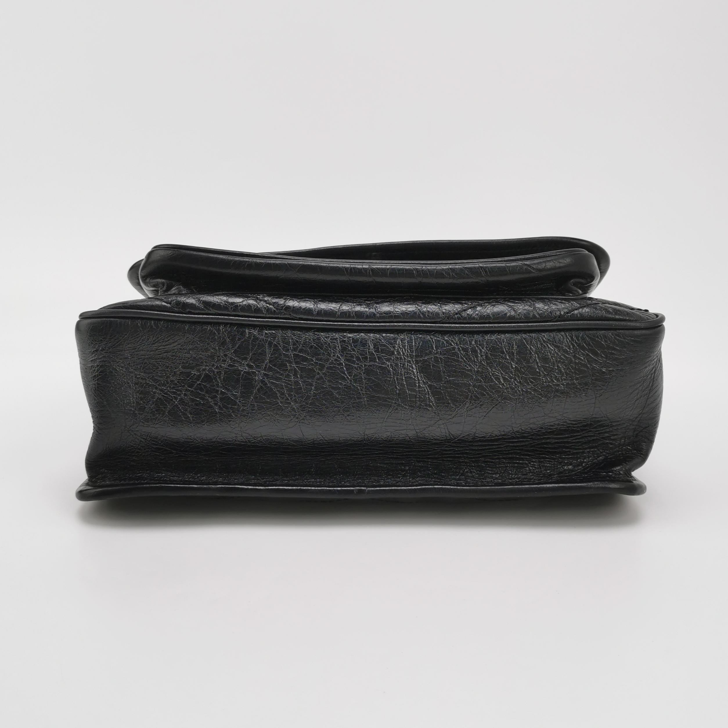 Saint Laurent Niki Chain Flap Bag Leather Medium
