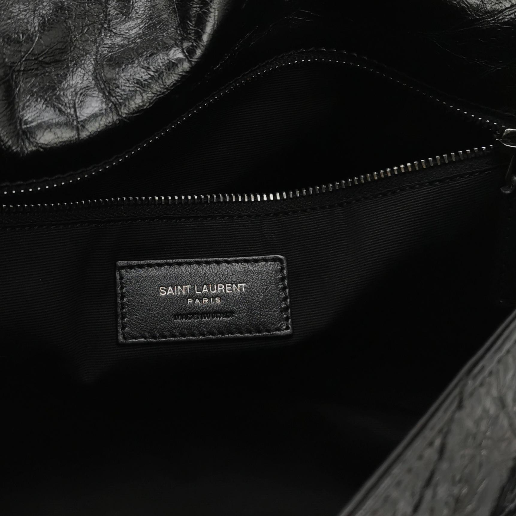 Saint Laurent Niki Chain Flap Bag Leather Medium