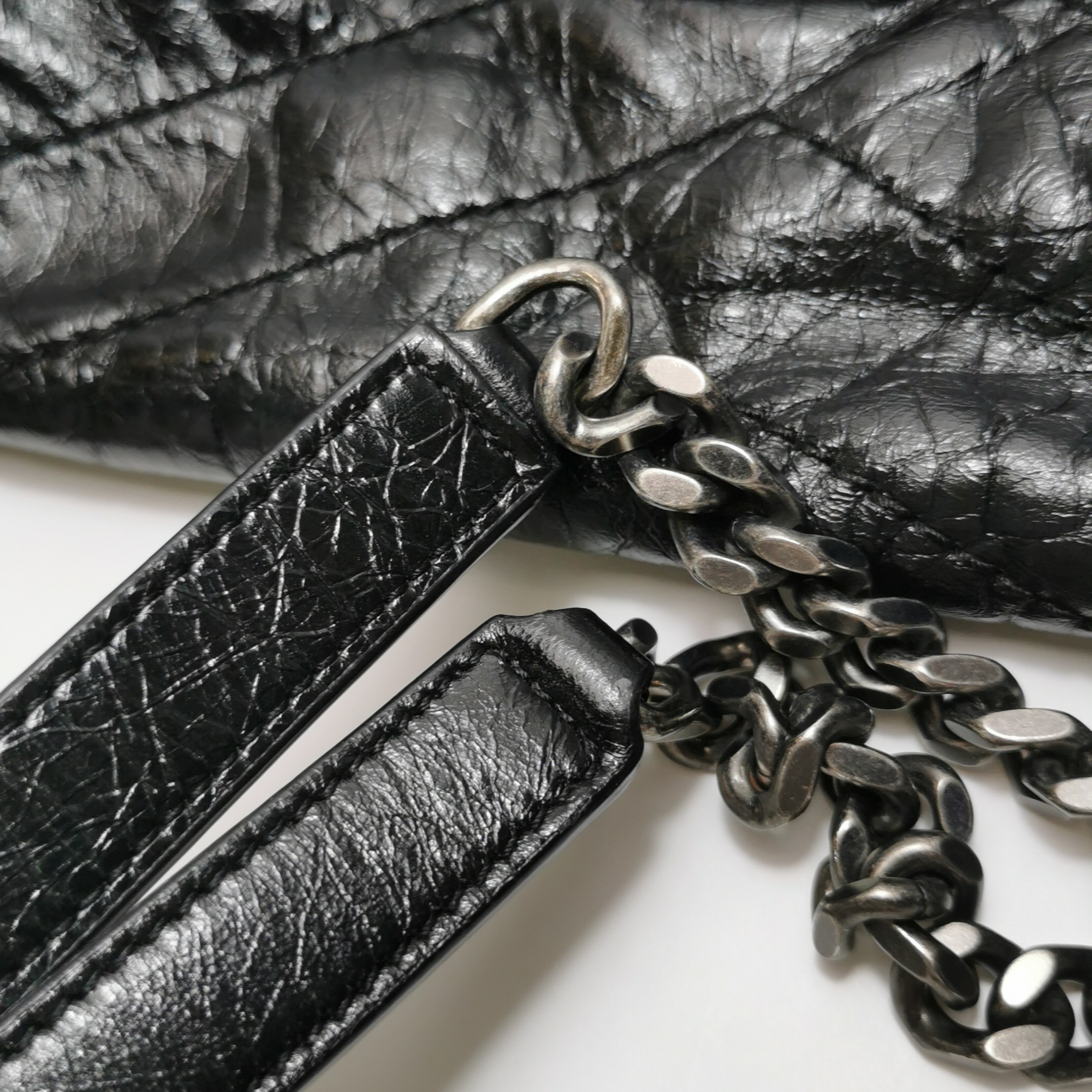 Saint Laurent Niki Chain Flap Bag Leather Medium