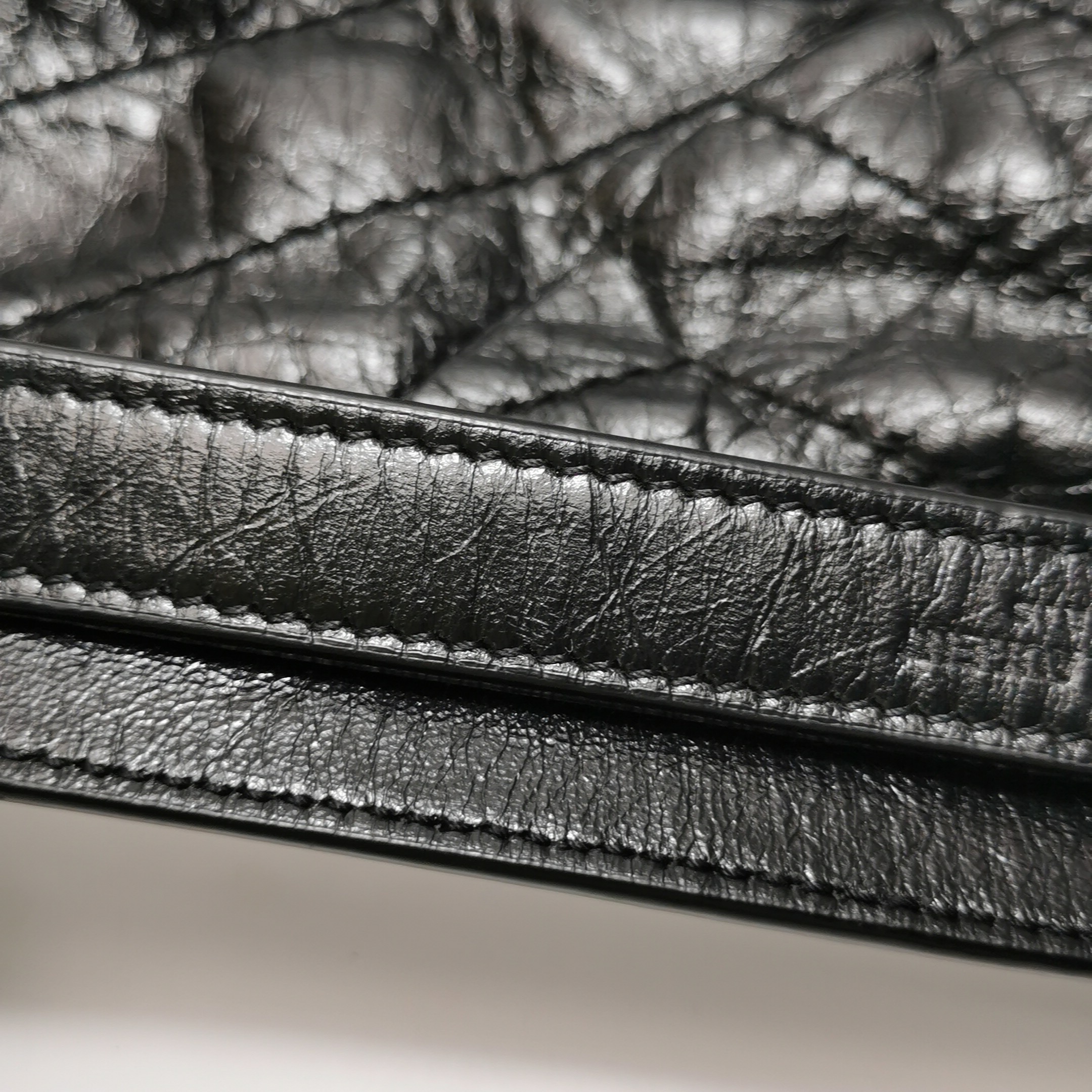Saint Laurent Niki Chain Flap Bag Leather Medium