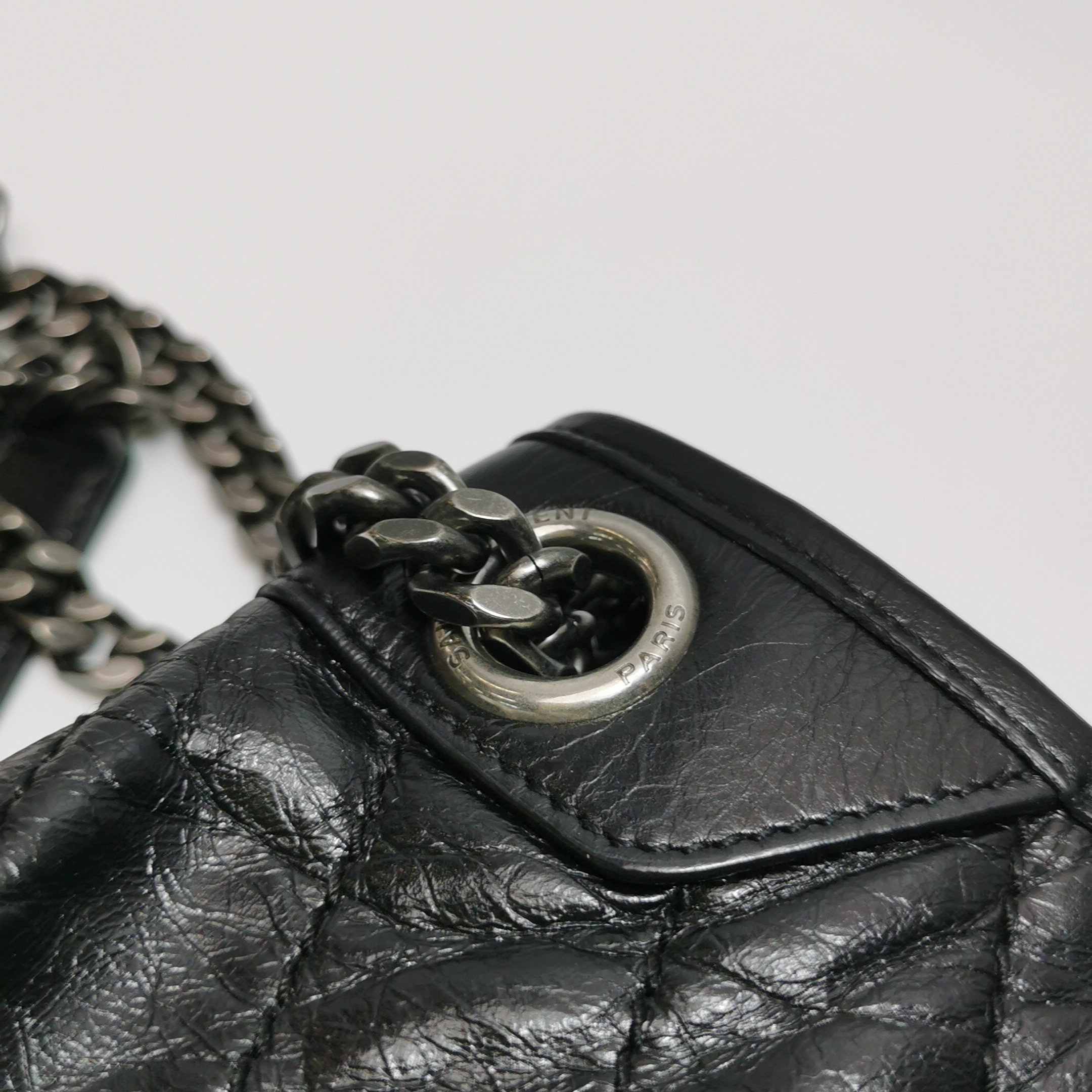Saint Laurent Niki Chain Flap Bag Leather Medium