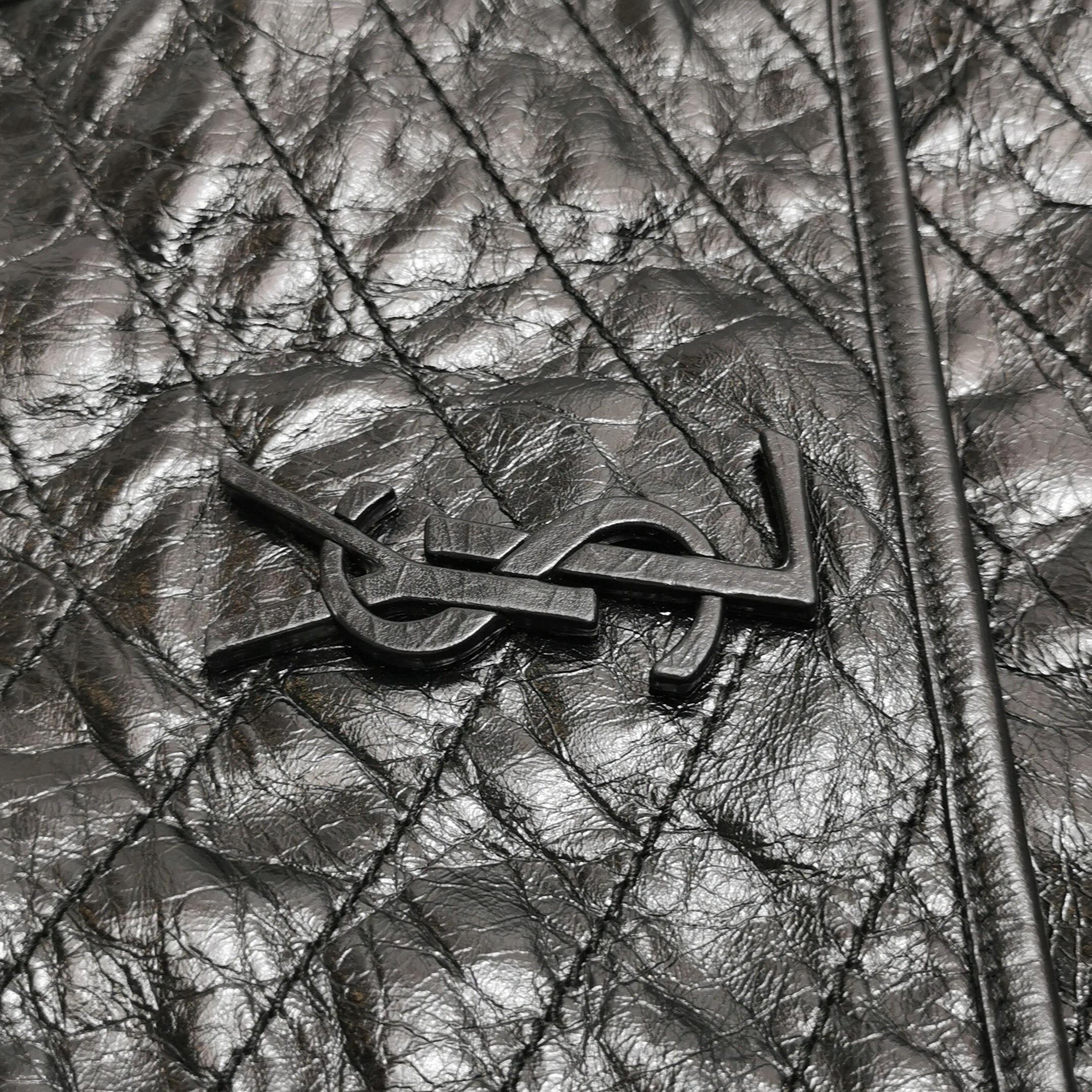 Saint Laurent Niki Chain Flap Bag Leather Medium