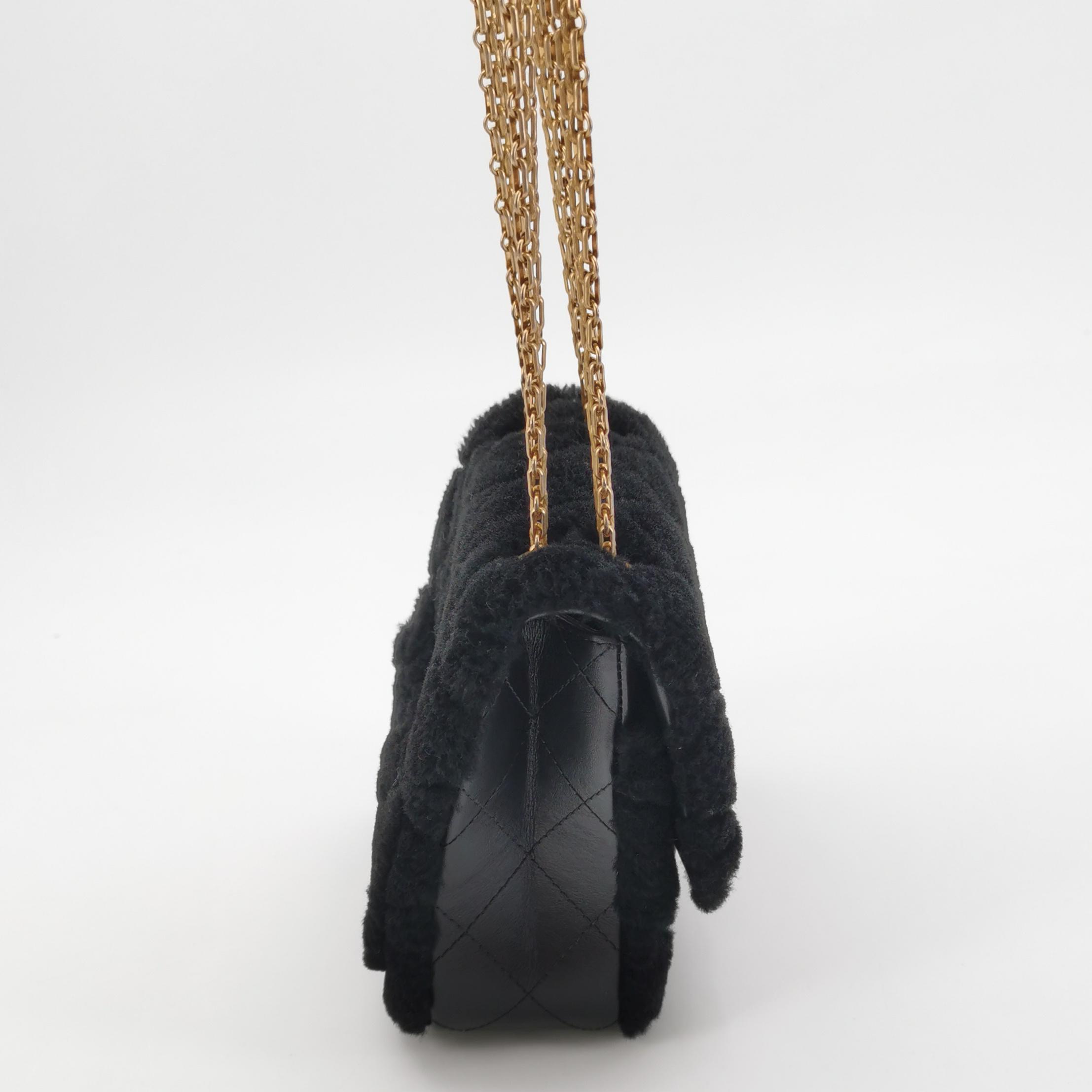 Chanel North South Reissue 2.55 Flap Bag Quilted Shearling and Aged Sheepskin Mini — photo 4 of 13
