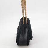Chanel North South Reissue 2.55 Flap Bag Quilted Shearling and Aged Sheepskin Mini — thumbnail 4