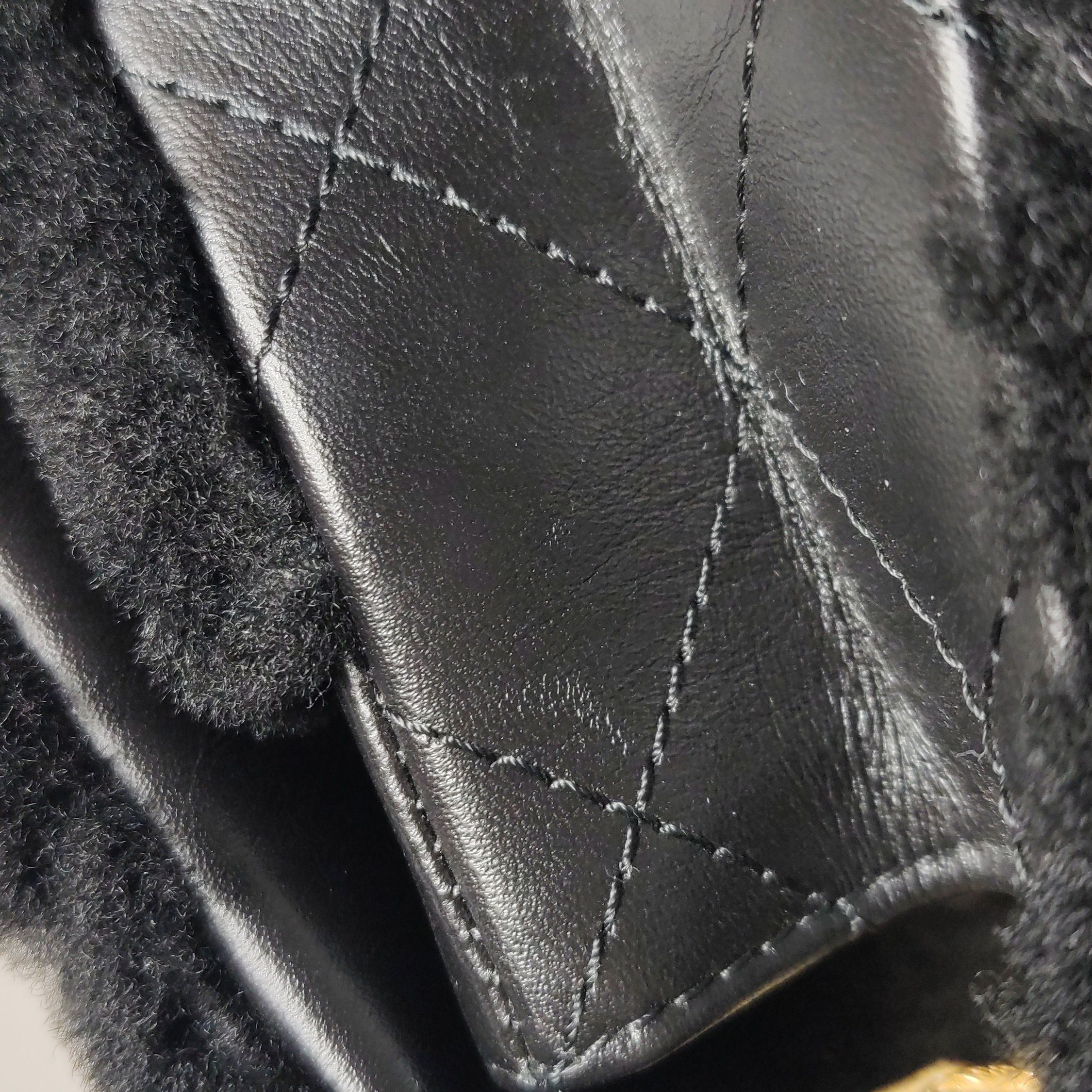 Chanel North South Reissue 2.55 Flap Bag Quilted Shearling and Aged Sheepskin Mini — photo 13 of 13