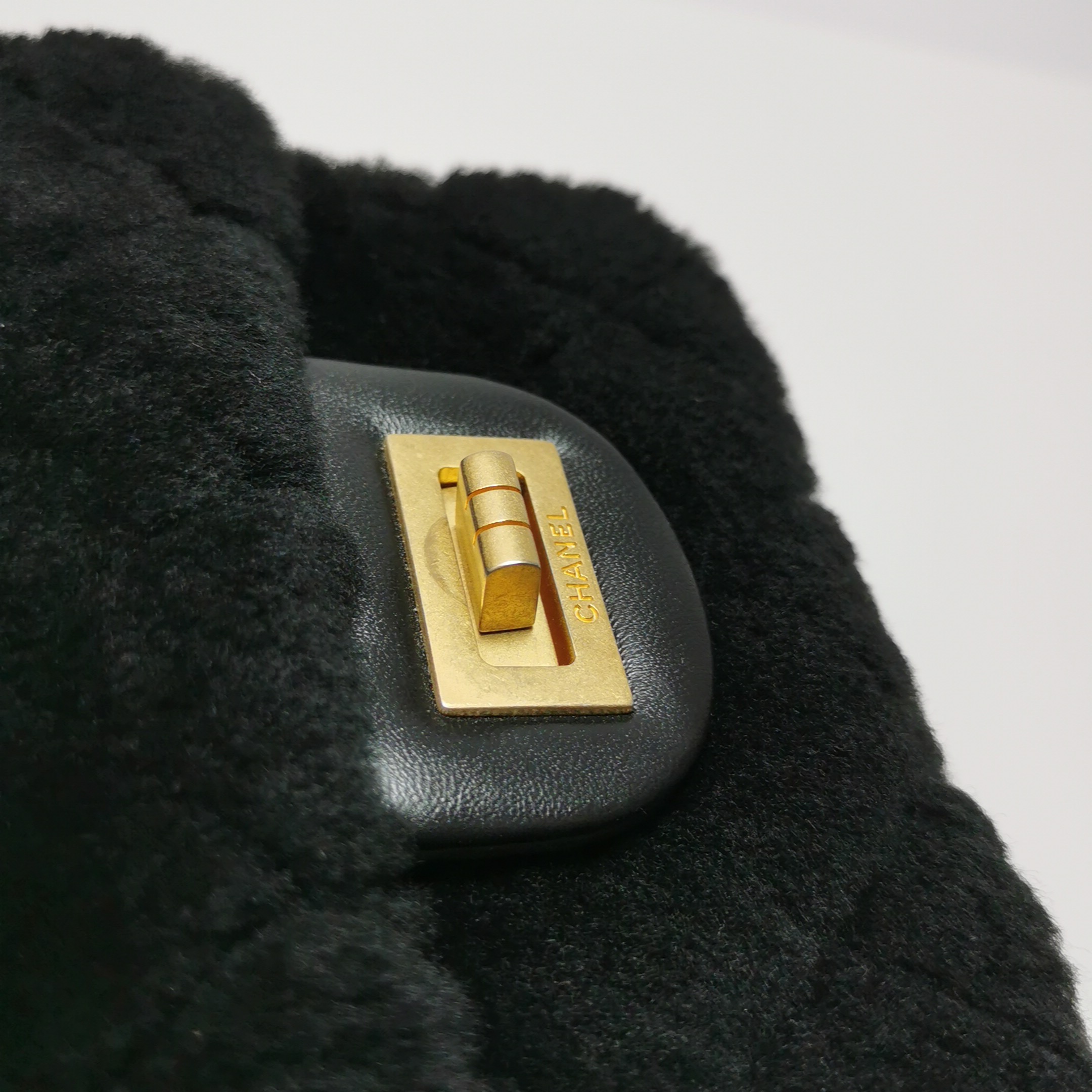 Chanel North South Reissue 2.55 Flap Bag Quilted Shearling and Aged Sheepskin Mini — photo 9 of 13