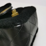Chanel North South Reissue 2.55 Flap Bag Quilted Shearling and Aged Sheepskin Mini — thumbnail 13
