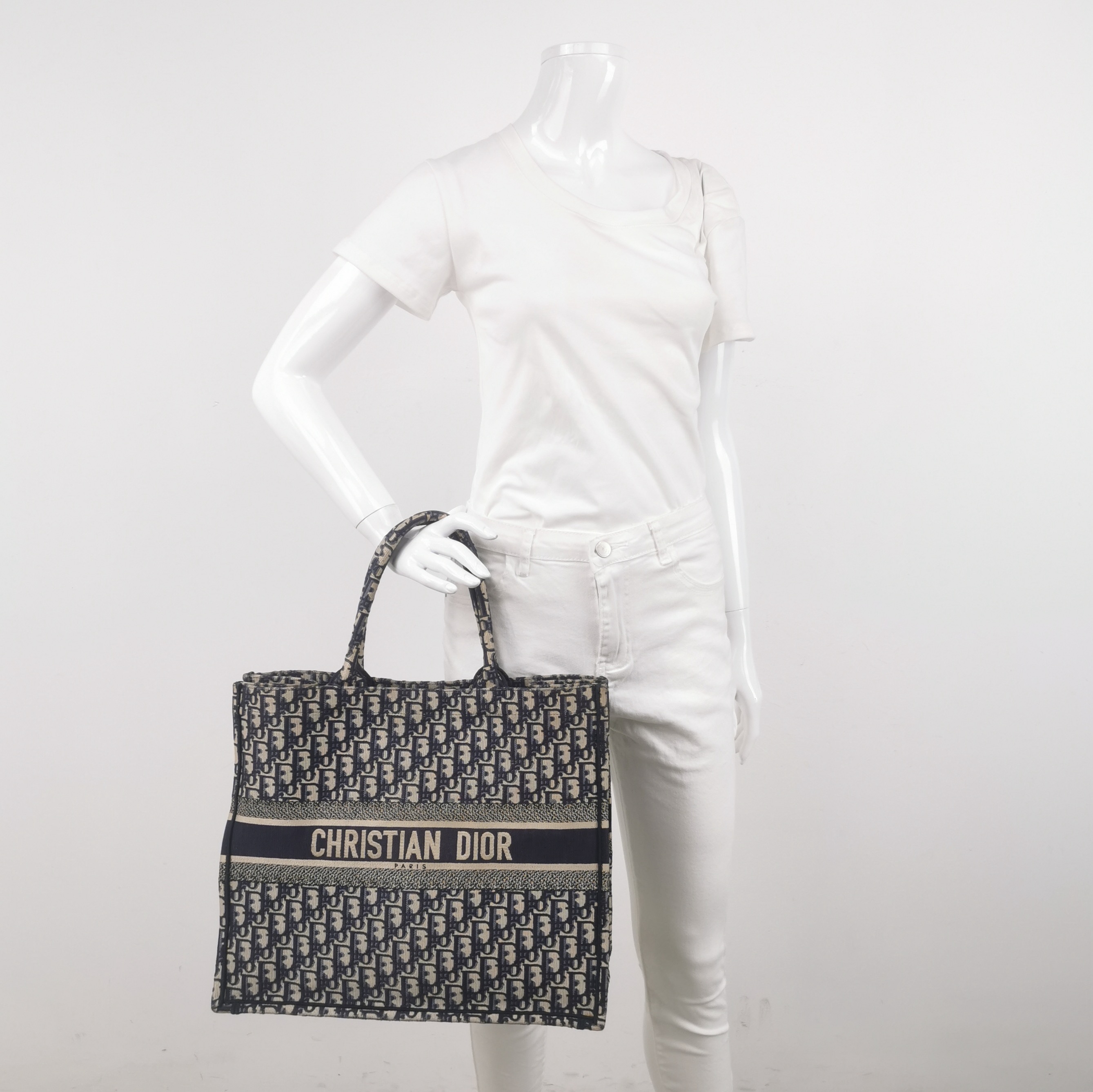 Dior Book Tote Oblique Canvas Large — alternate view