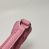 Prada Hobo Tessuto Gaufre with Saffiano Mini — thumbnail 11