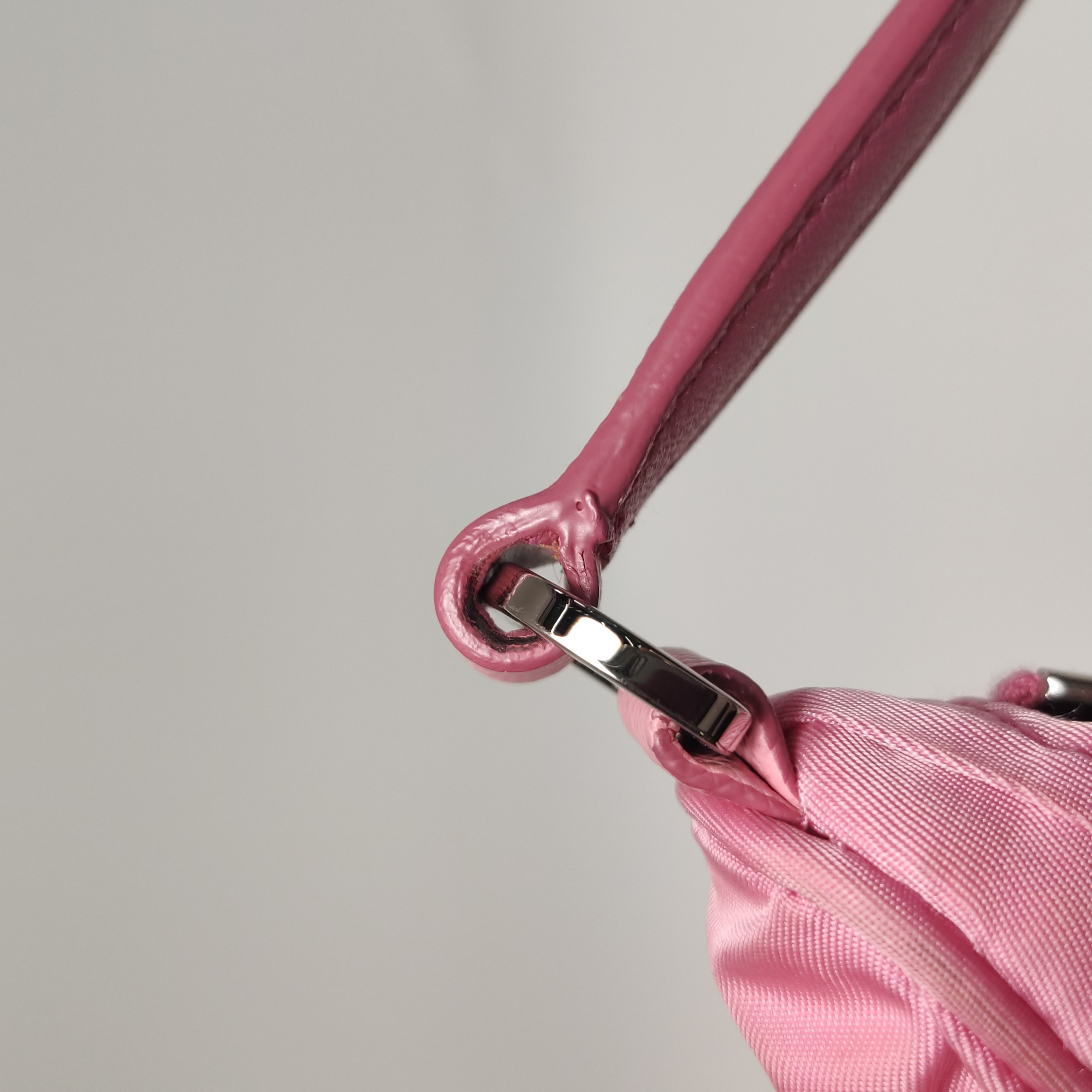 Prada Hobo Tessuto Gaufre with Saffiano Mini — photo 12 of 16