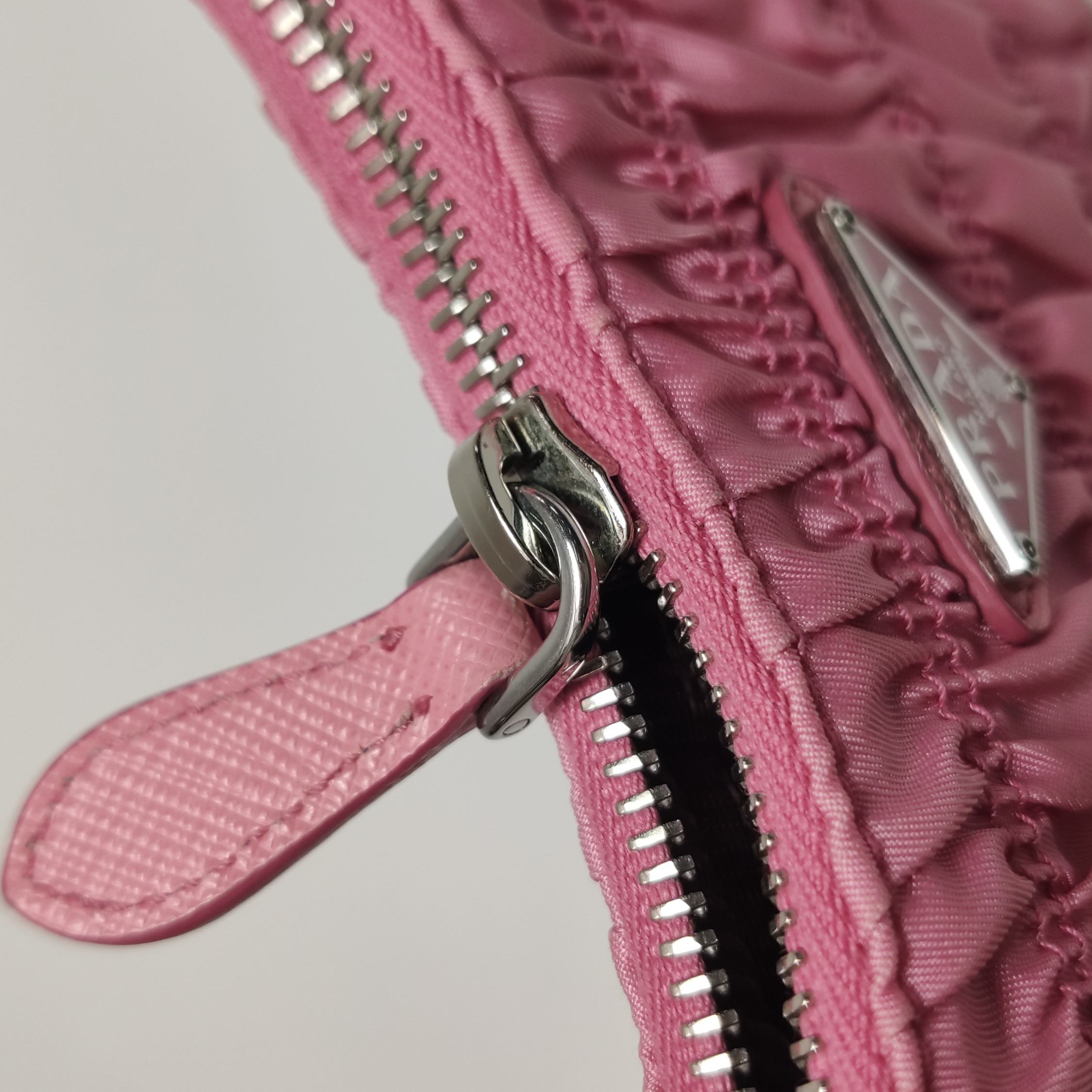 Prada Hobo Tessuto Gaufre with Saffiano Mini — photo 10 of 16