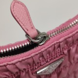 Prada Hobo Tessuto Gaufre with Saffiano Mini — thumbnail 10