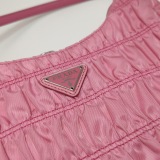 Prada Hobo Tessuto Gaufre with Saffiano Mini — thumbnail 9