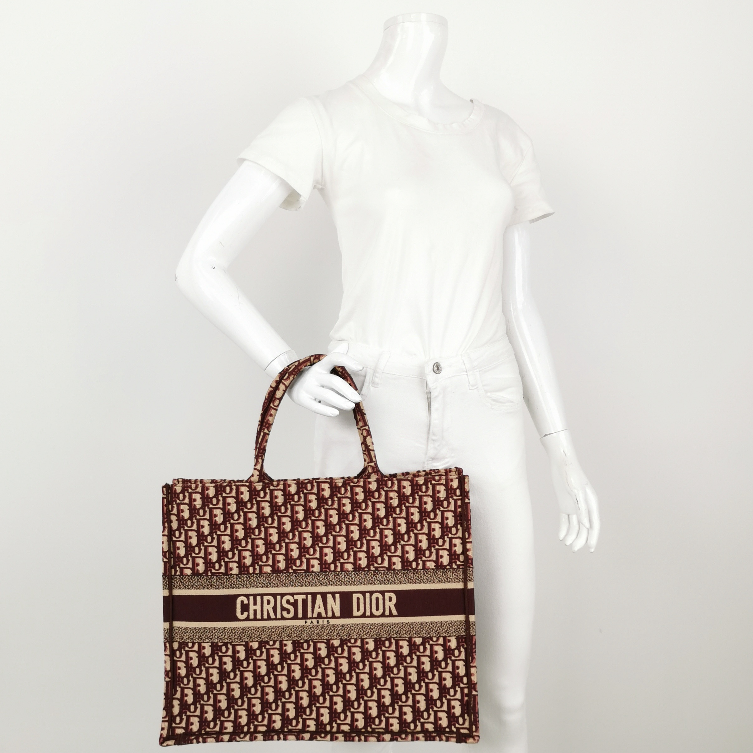 Dior Book Tote Oblique Canvas Large — alternate view
