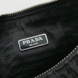 Prada Hobo Tessuto Gaufre with Saffiano Mini — thumbnail 8