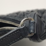 Prada Hobo Tessuto Gaufre with Saffiano Mini — thumbnail 10