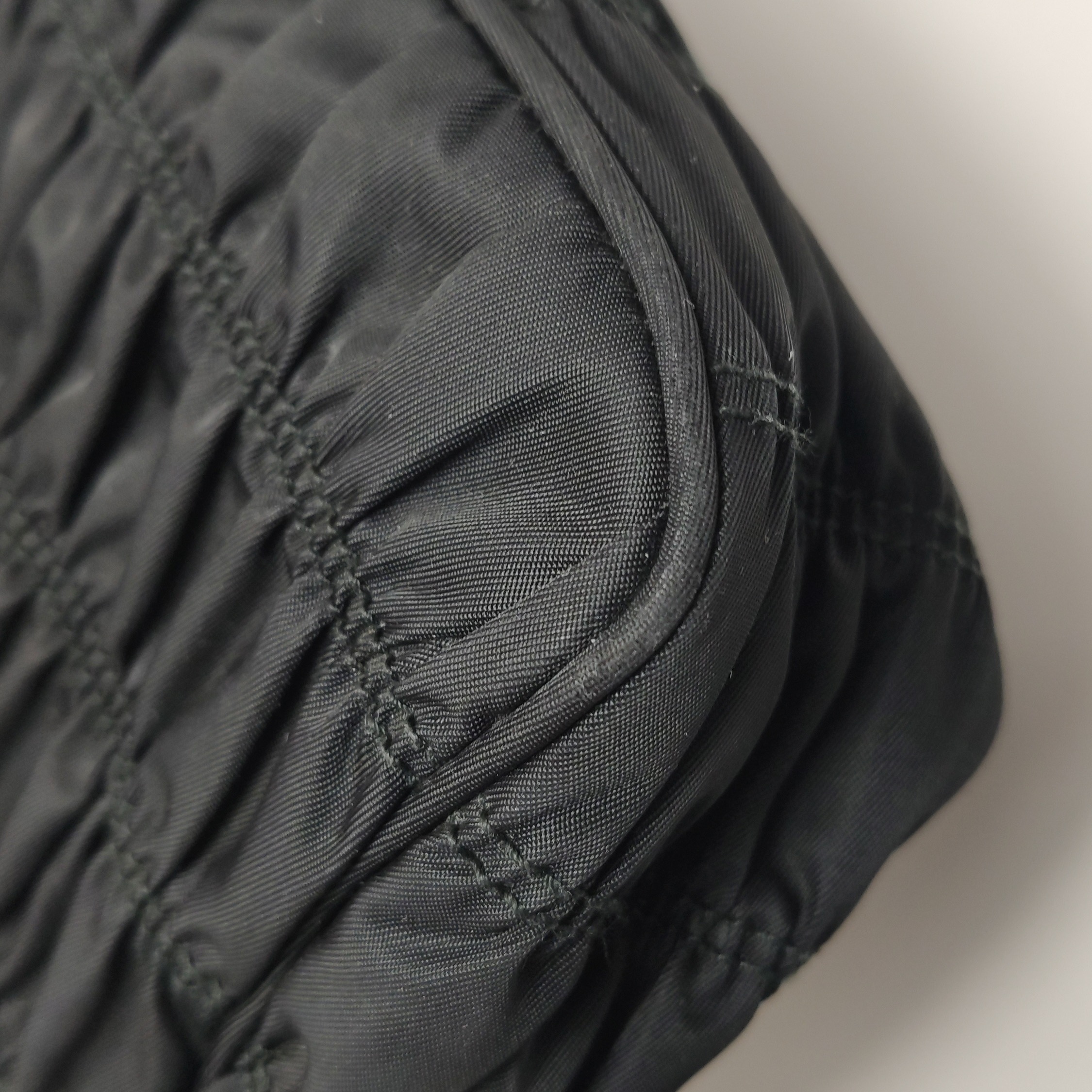 Prada Hobo Tessuto Gaufre with Saffiano Mini — photo 12 of 13