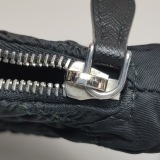 Prada Hobo Tessuto Gaufre with Saffiano Mini — thumbnail 11