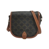 Celine Folco Bag Triomphe Coated Canvas Medium — thumbnail 1