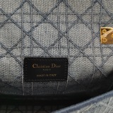 Dior Caro Bag Cannage Embroidered Denim Small — thumbnail 8