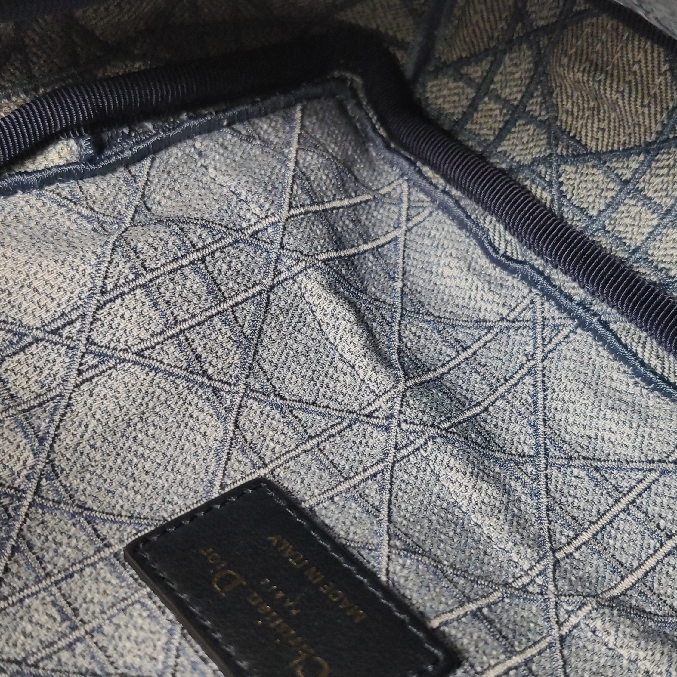 Dior Caro Bag Cannage Embroidered Denim Small — photo 9 of 23