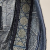 Dior Caro Bag Cannage Embroidered Denim Small — thumbnail 10