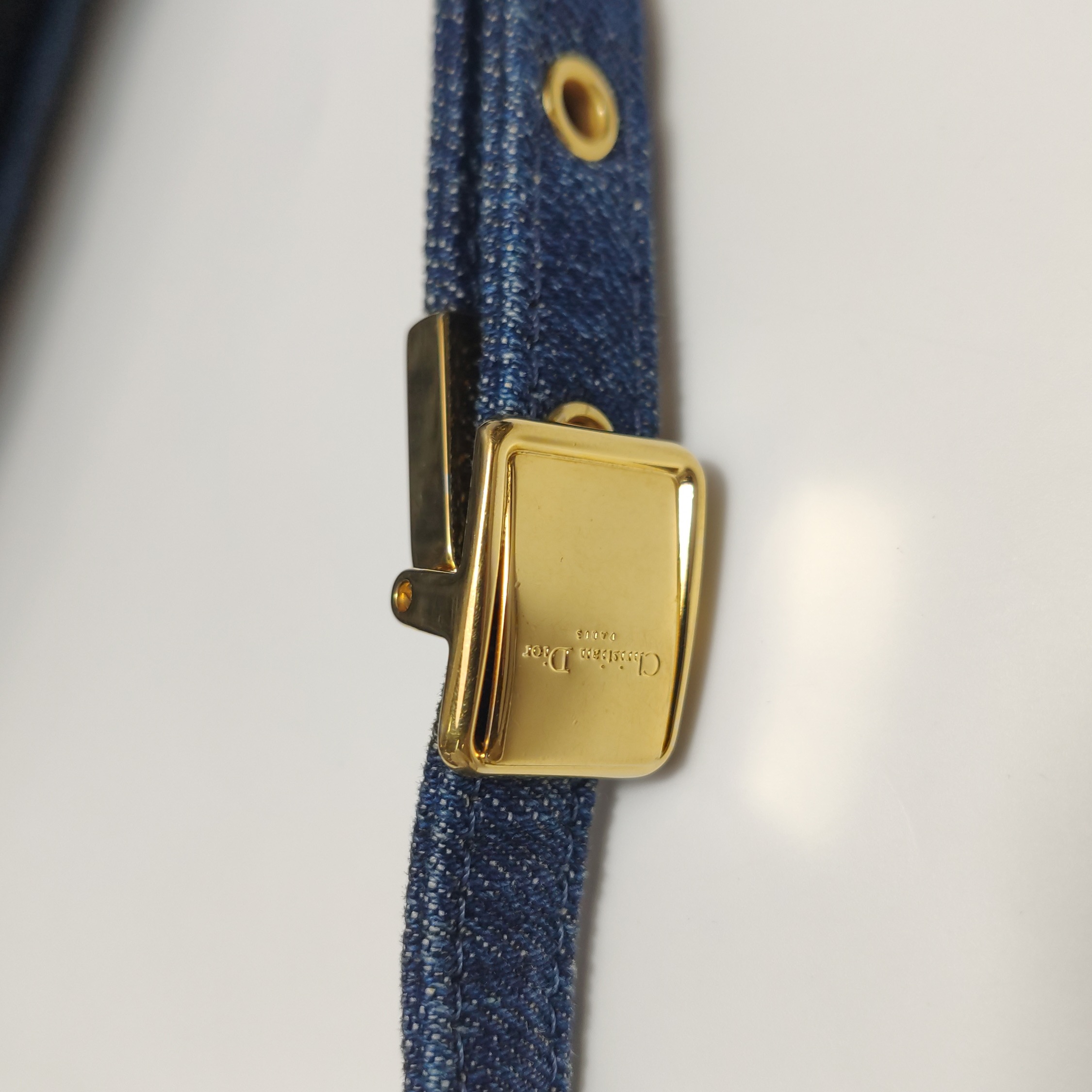 Dior Caro Bag Cannage Embroidered Denim Small — photo 21 of 23