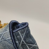 Dior Caro Bag Cannage Embroidered Denim Small — thumbnail 16