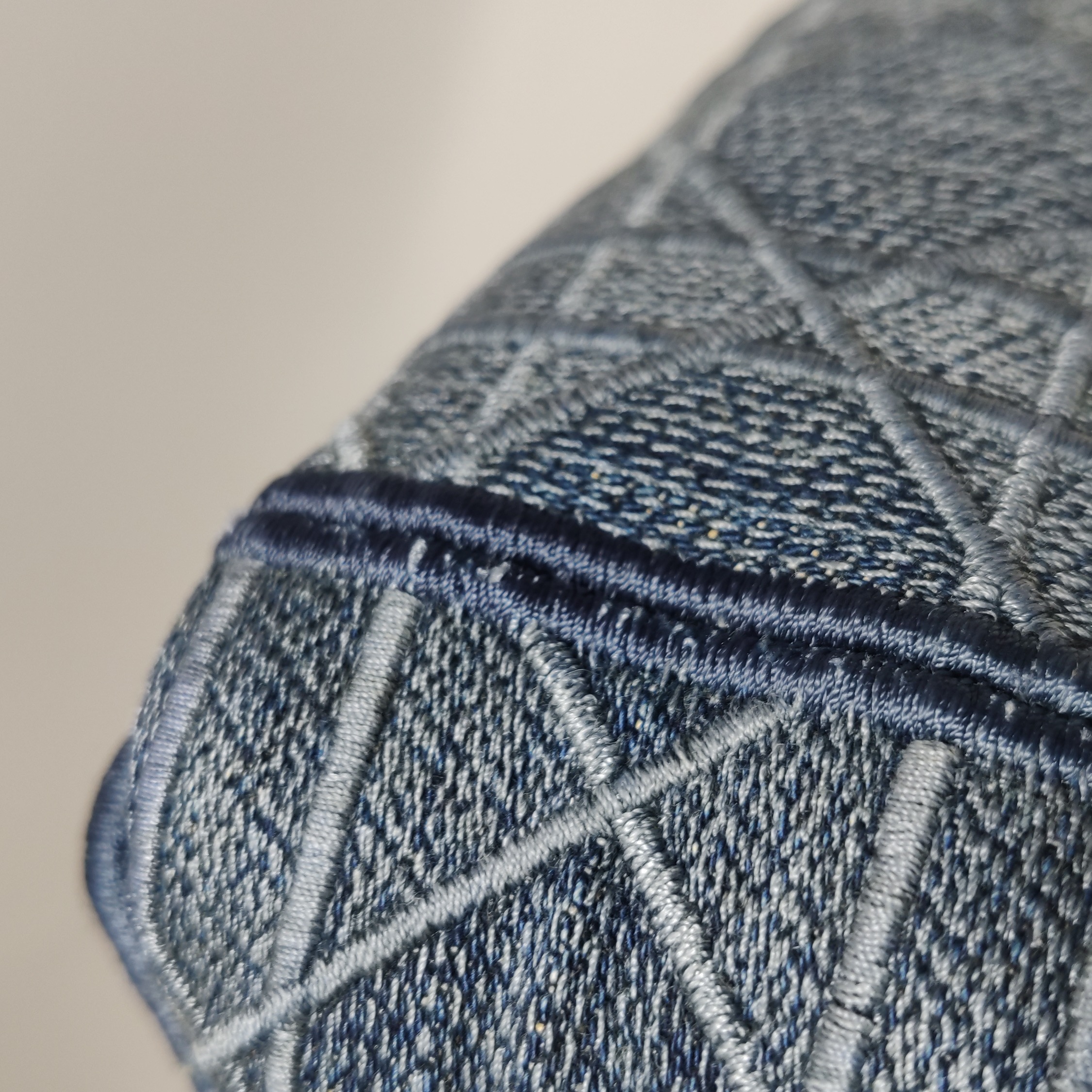 Dior Caro Bag Cannage Embroidered Denim Small — photo 17 of 23