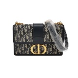 Christian Dior 30 Montaigne Chain Flap Bag Oblique Canvas — thumbnail 1