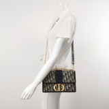 Christian Dior 30 Montaigne Chain Flap Bag Oblique Canvas — thumbnail 2