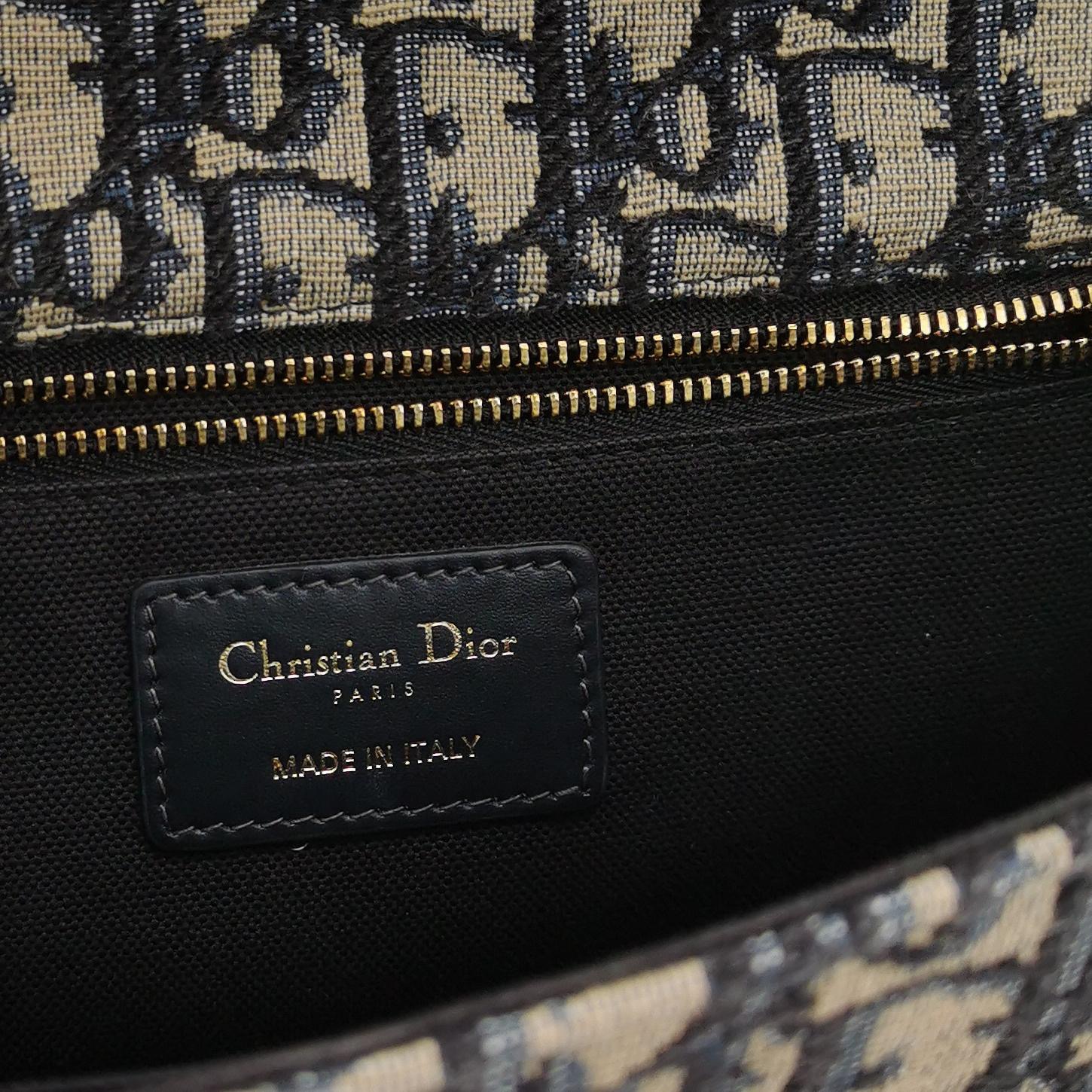 Christian Dior 30 Montaigne Chain Flap Bag Oblique Canvas — photo 10 of 24