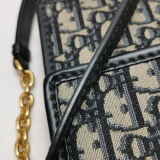 Christian Dior 30 Montaigne Chain Flap Bag Oblique Canvas — thumbnail 21