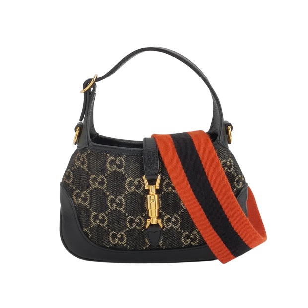 Gucci Jackie 1961 Hobo GG Denim Mini — pre-owned, Vierlot