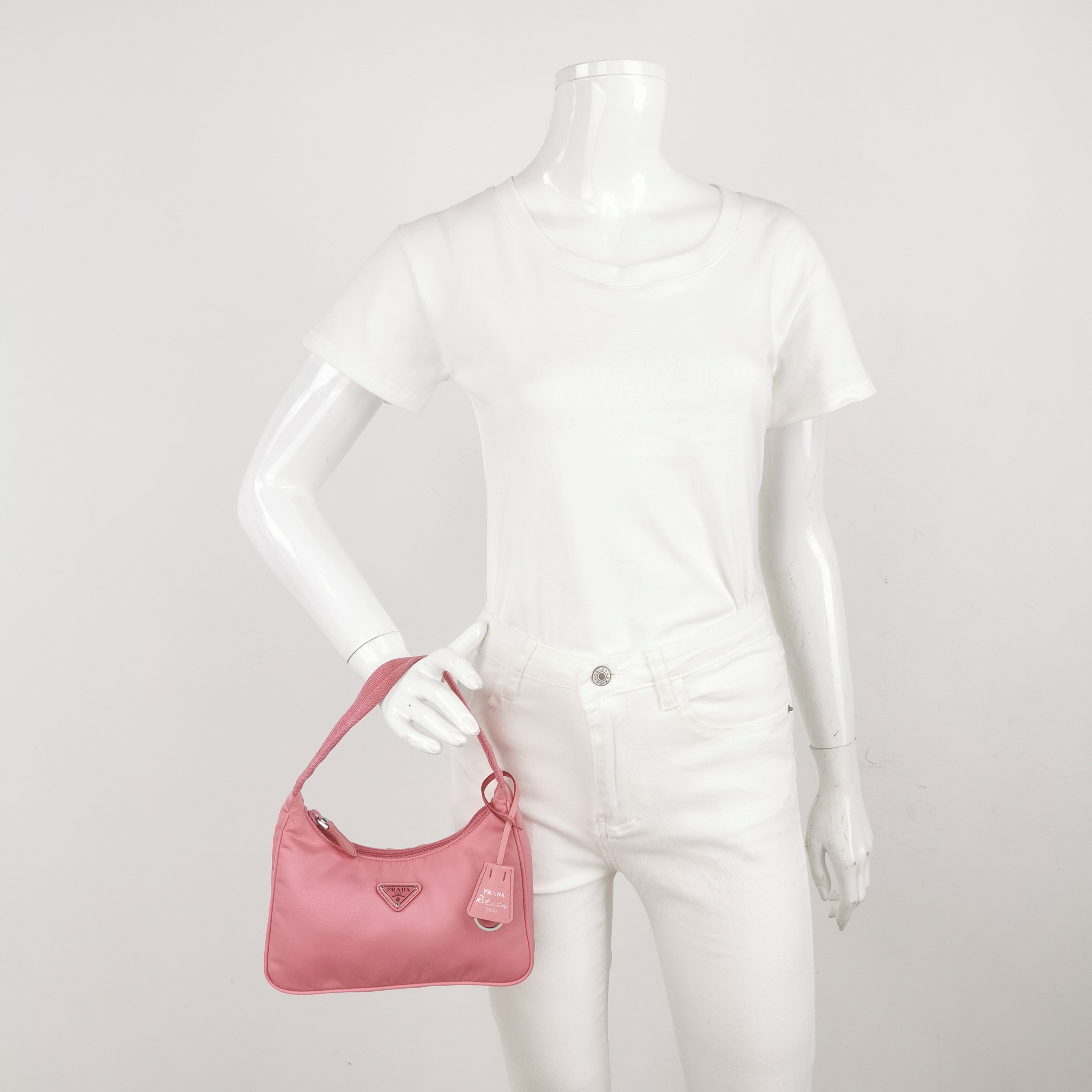 Prada Re-Edition 2000 Hobo Tessuto Mini — alternate view