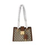 Gucci Padlock Chain Tote GG Coated Canvas with Leather Medium — thumbnail 1