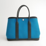 Hermes Garden Party Tote Toile and Leather 30 — thumbnail 5