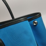 Hermes Garden Party Tote Toile and Leather 30 — thumbnail 13
