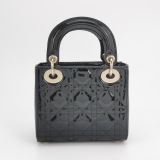Christian Dior Lady Dior Chain Bag Cannage Quilt Patent Mini — thumbnail 5