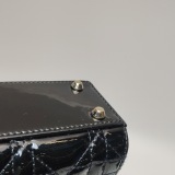 Christian Dior Lady Dior Chain Bag Cannage Quilt Patent Mini — thumbnail 7