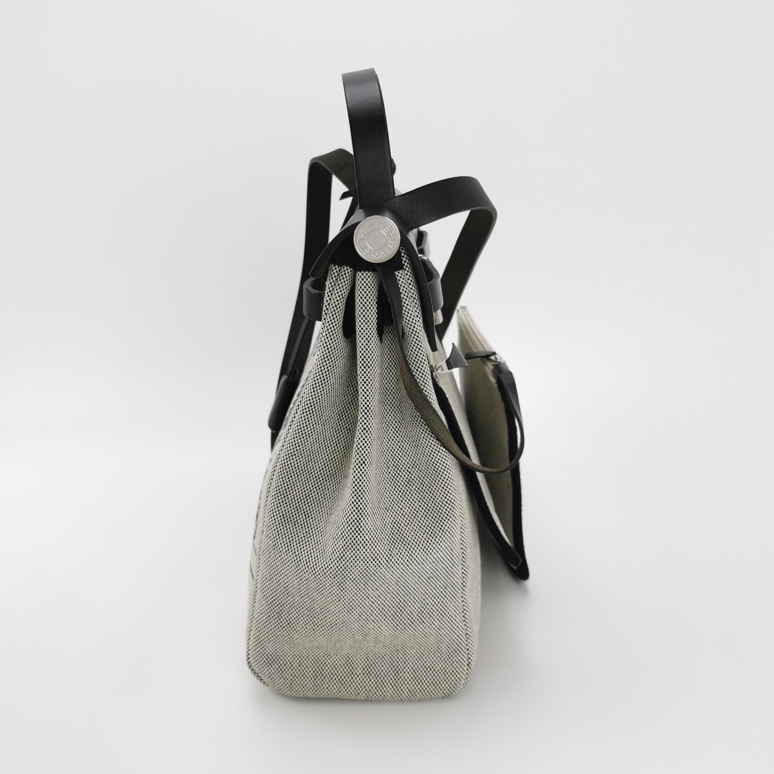 Hermes Herbag Zip Pegase Pop Toile and Leather 31 — photo 5 of 21