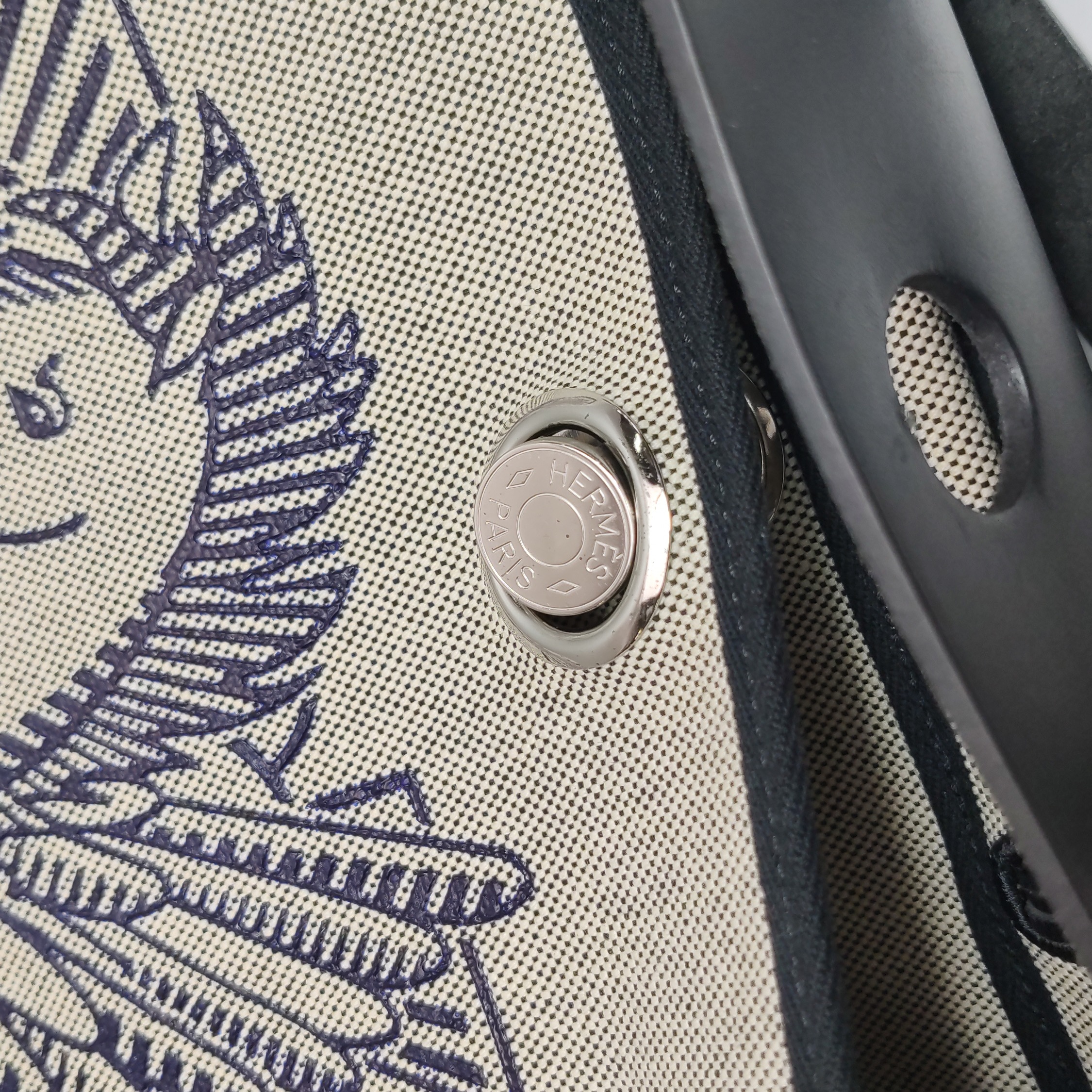 Hermes Herbag Zip Pegase Pop Toile and Leather 31 — photo 8 of 21