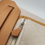 Hermes Herbag Zip Relief Brides de Gala Toile and Leather 31 — thumbnail 17