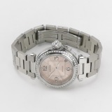 Cartier Pasha C Pink Dial Automatic Watch Stainless Steel 35 — thumbnail 2