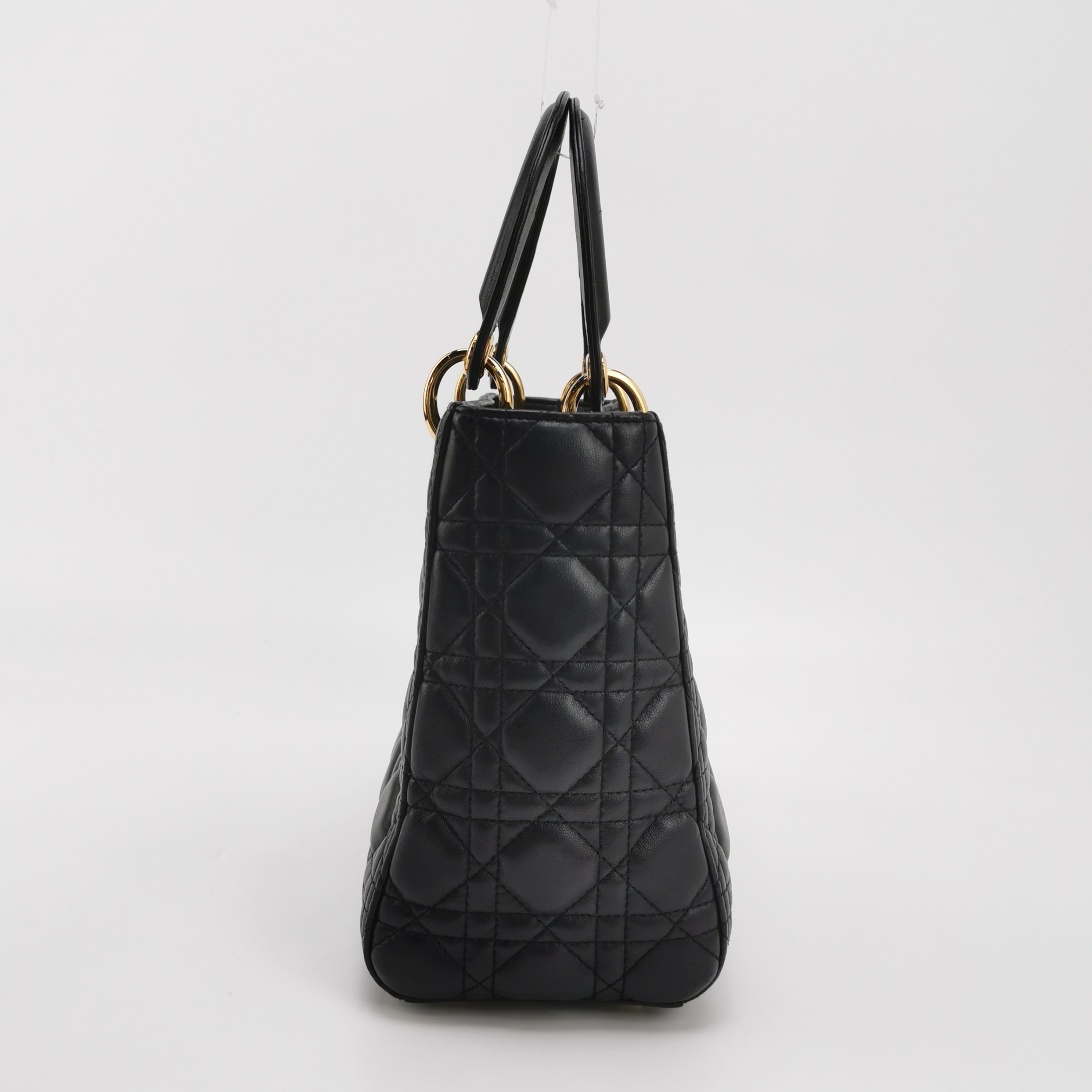 Christian Dior Lady Dior Bag Cannage Quilt Lambskin Medium