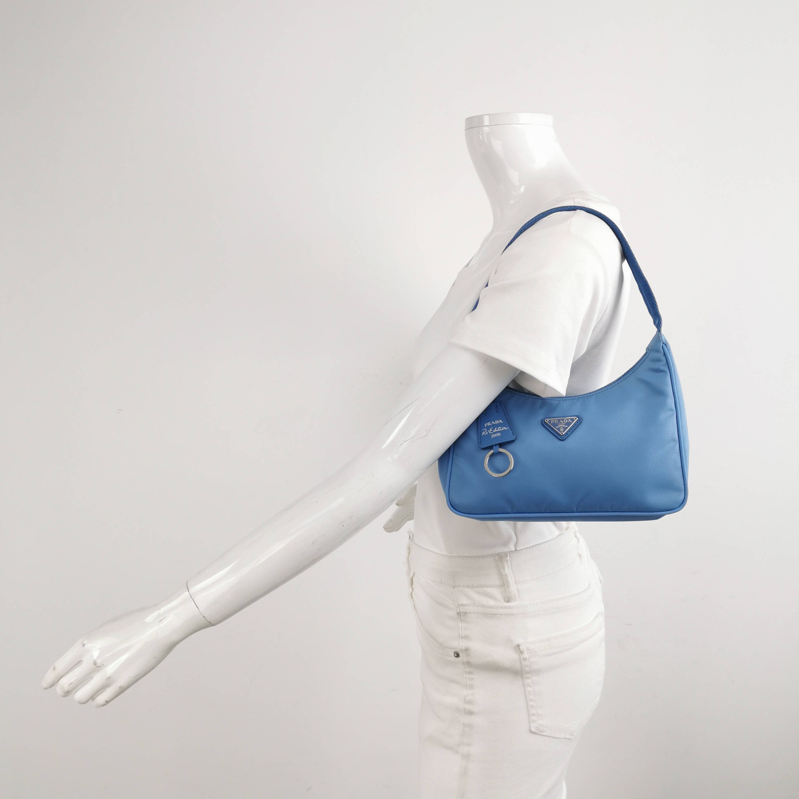 Prada Re-Edition 2000 Hobo Tessuto Mini — alternate view