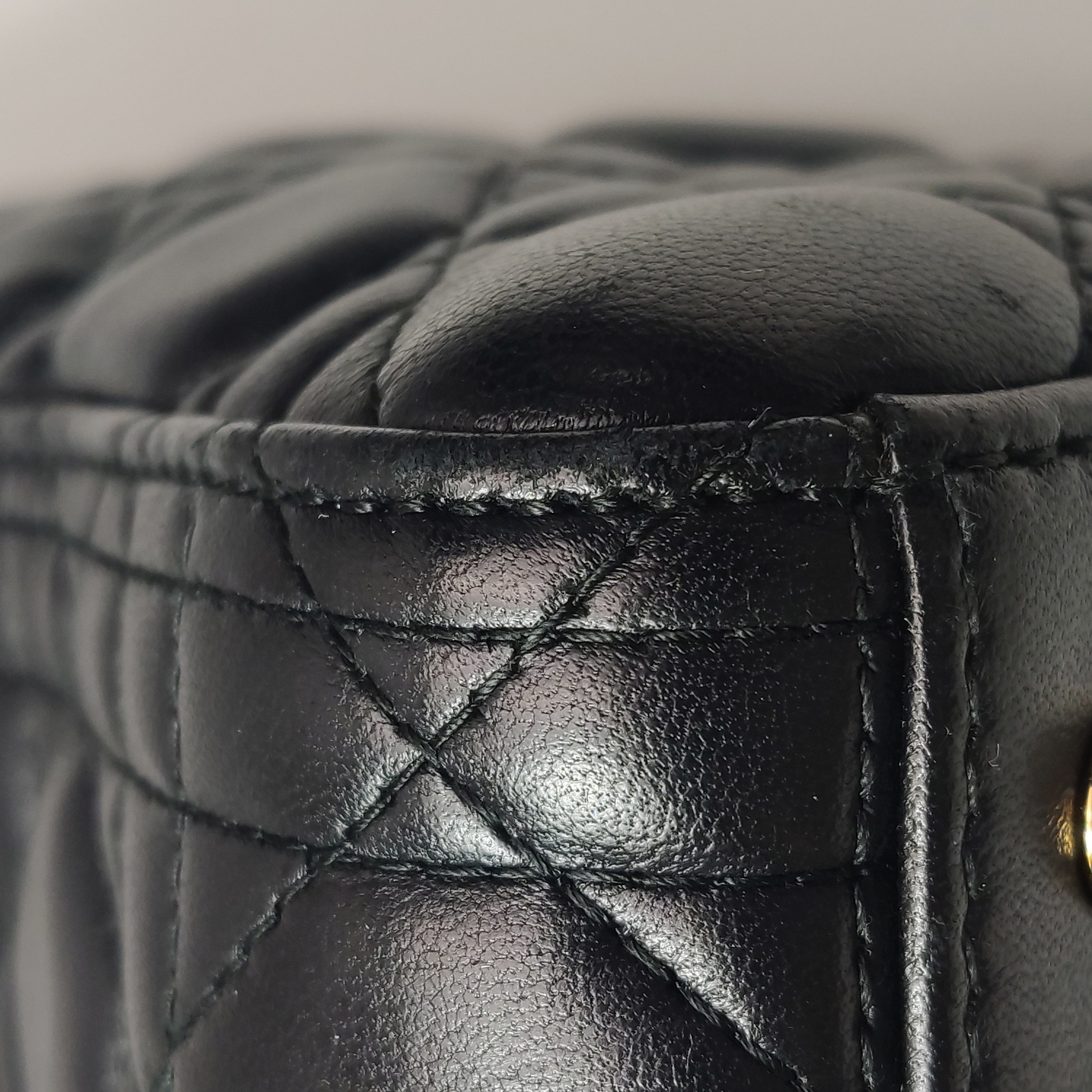 Christian Dior Lady Dior Bag Cannage Quilt Lambskin Medium