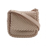 Bottega Veneta Cobble Flap Shoulder Bag Padded Intrecciato Leather Mini — thumbnail 1